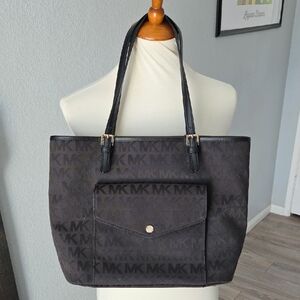 MICHAEL Michael Kors Monogram Black Tote purse